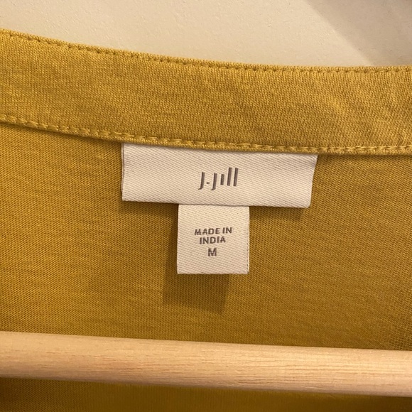 J. Jill Gold Color Embroidered Top - Picture 4 of 5